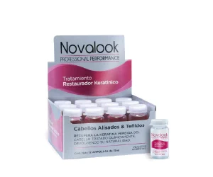Novalook Ampollas Tratamiento Restaurador Keratinico 15ml