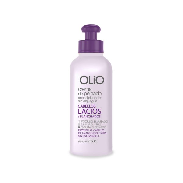 Olio Crema Para Peinar Cabellos Lacios 160gr