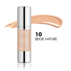 Idraet Pro Hyaluron Base Fluída Foundation HD N°10 Beige Nature 30gr