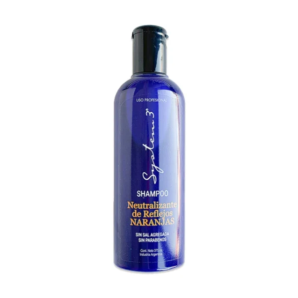 System 3 Shampoo neutralizante reflejos naranjas 375ml