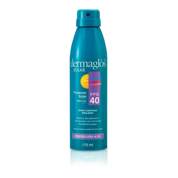 Dermaglós Protector Solar en Spray 40fps 170ml