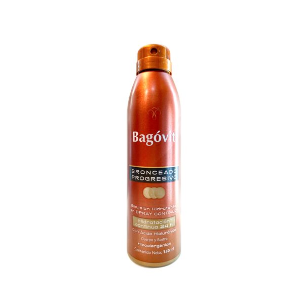 Bagovit Bronceado Progresivo en Spray para Rostro y Cuerpo 150ml