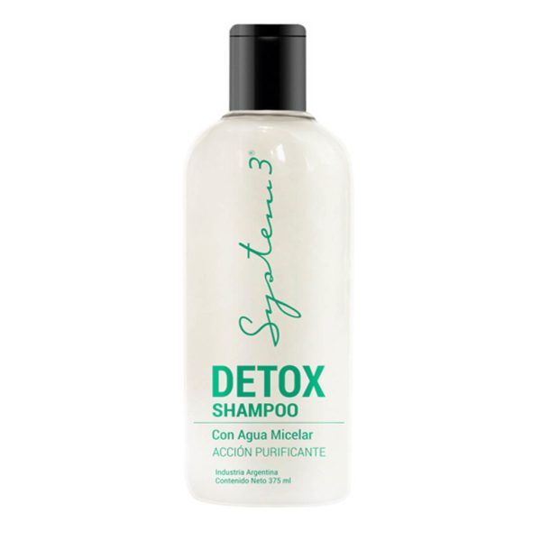System 3 Shampoo Detox con Agua Micelar 375ml