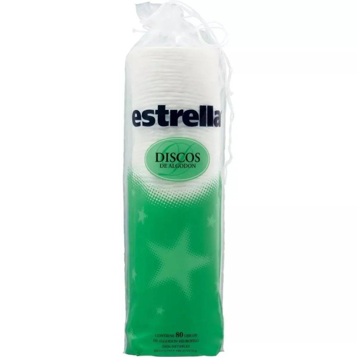 Estrella Discos de algodón x80 unidades