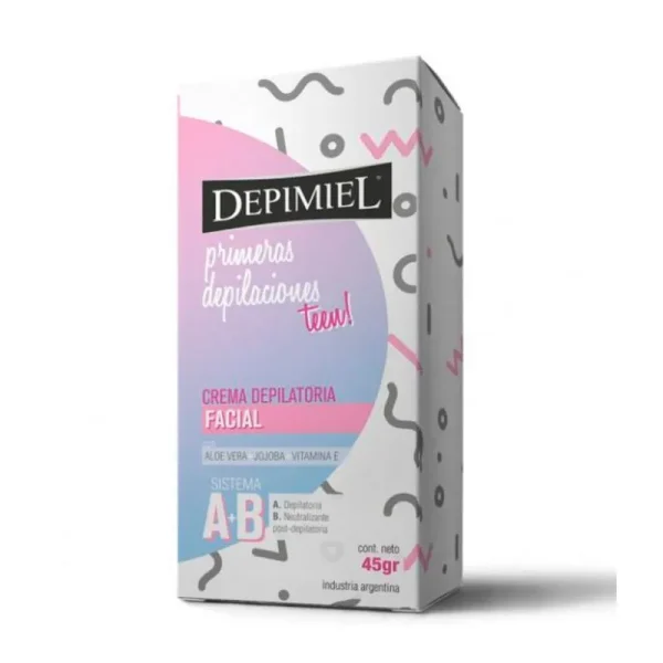 Depimiel Primeras Depilaciones Teen! Crema Depilatoria Facial 45gr