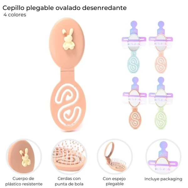 Skora Cepillo Plegable con Espejo
